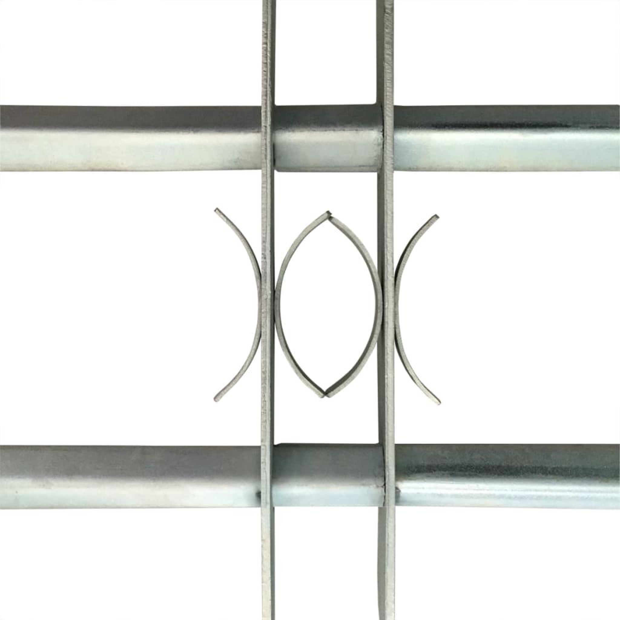 Voir la diapositive 3 : VIDAXL Grille reglable de securite de fenetres et 2 barres 500-650 mm