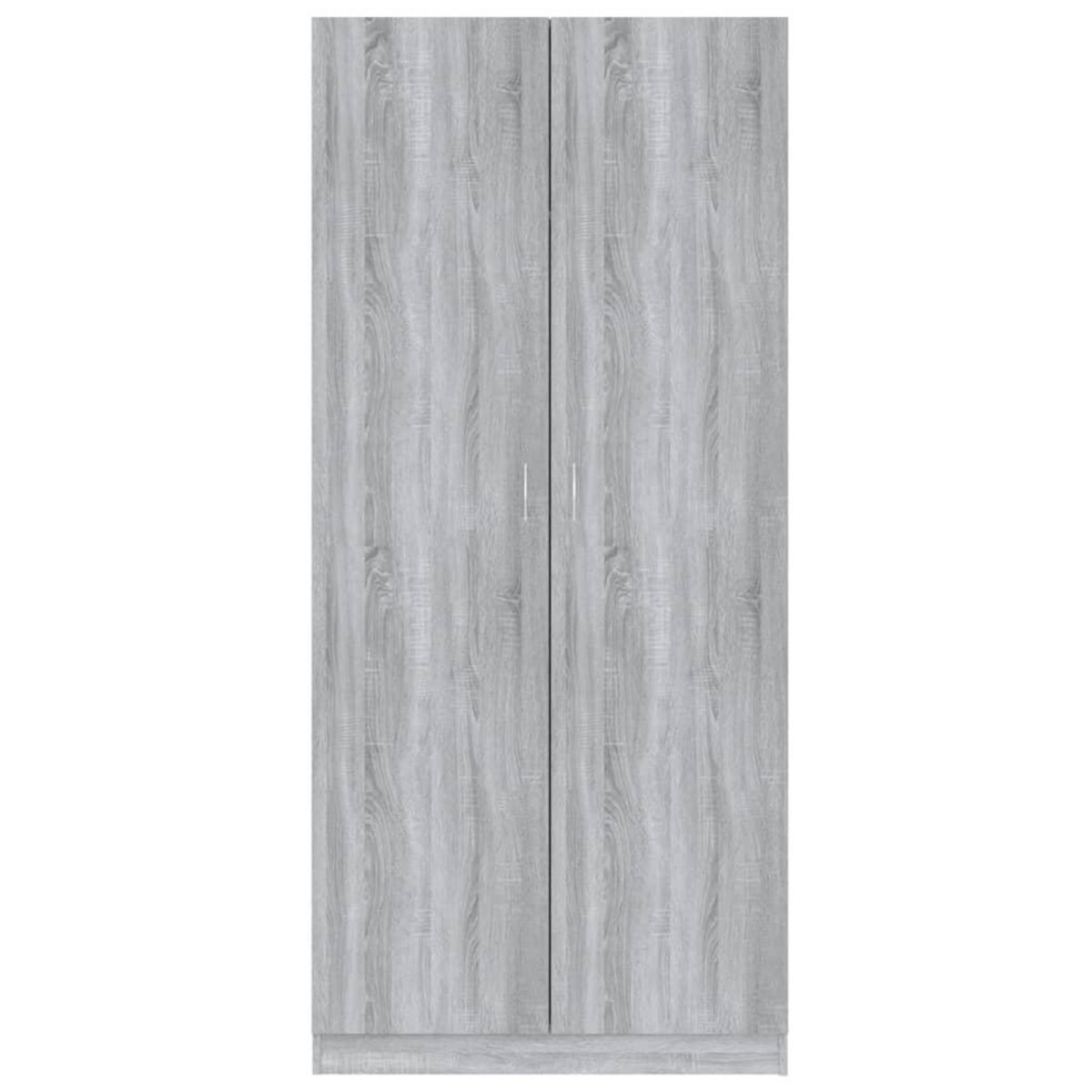 VIDAXL Garde-robe Sonoma gris 90x52x200 cm Bois d'ingenierie