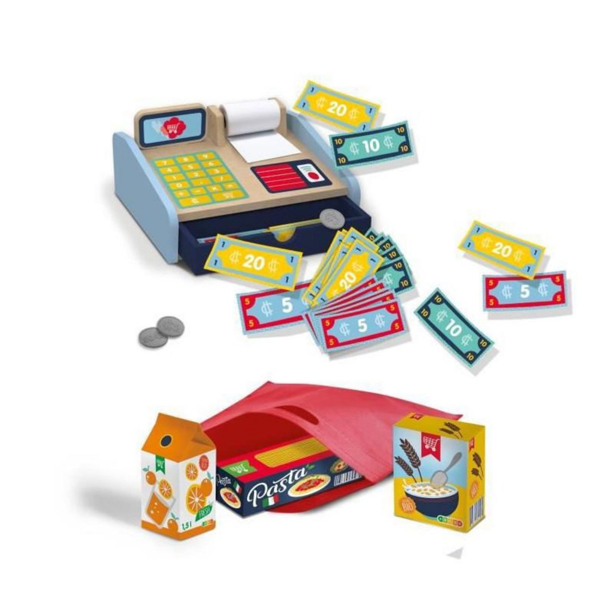 SES Creative Kit de jeu de caisse enregistreuse