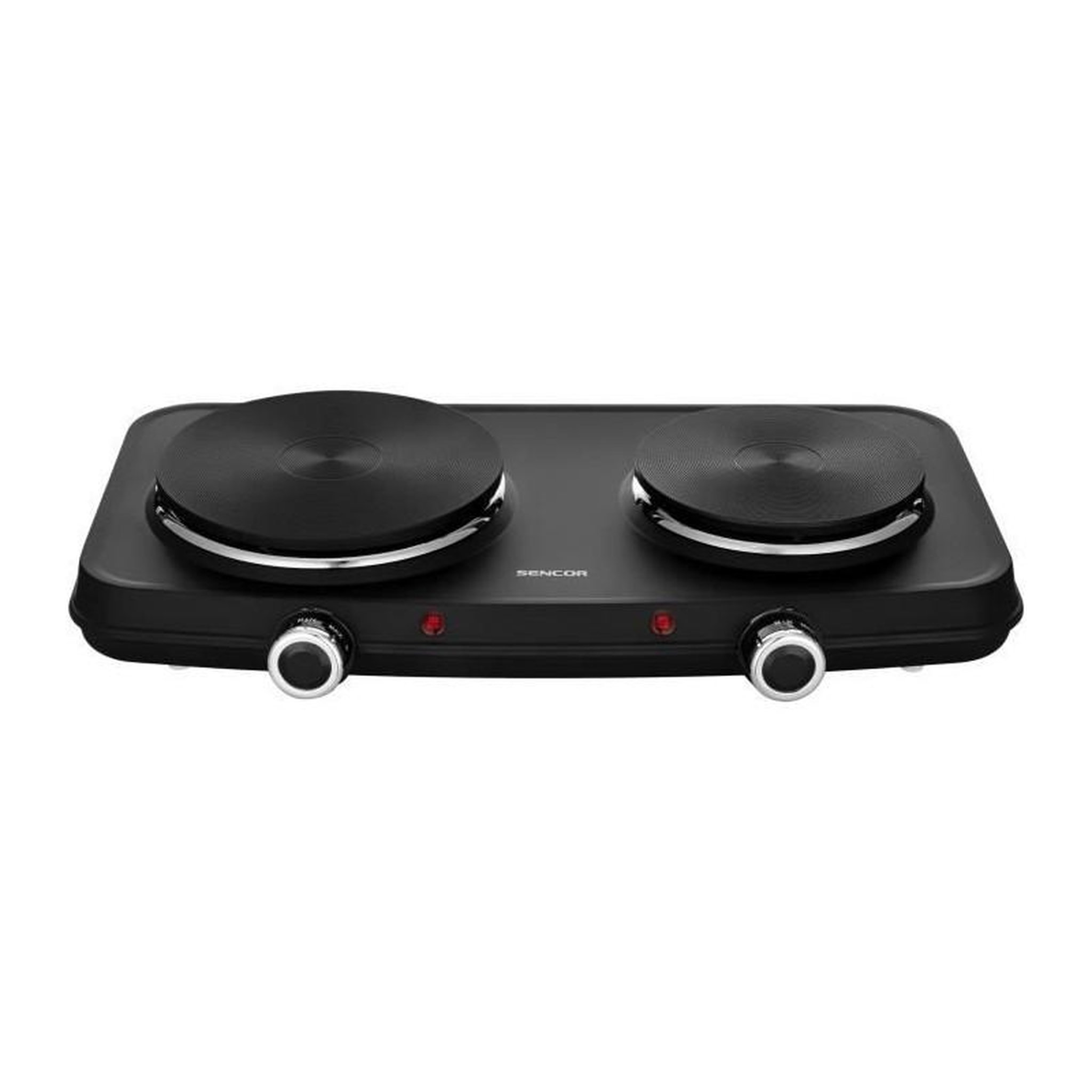 SENCO Plaque de cuisson électrique - SENCOR - SCP 2254BK-EUE4 - 2500 W - 2 foyers - Noir