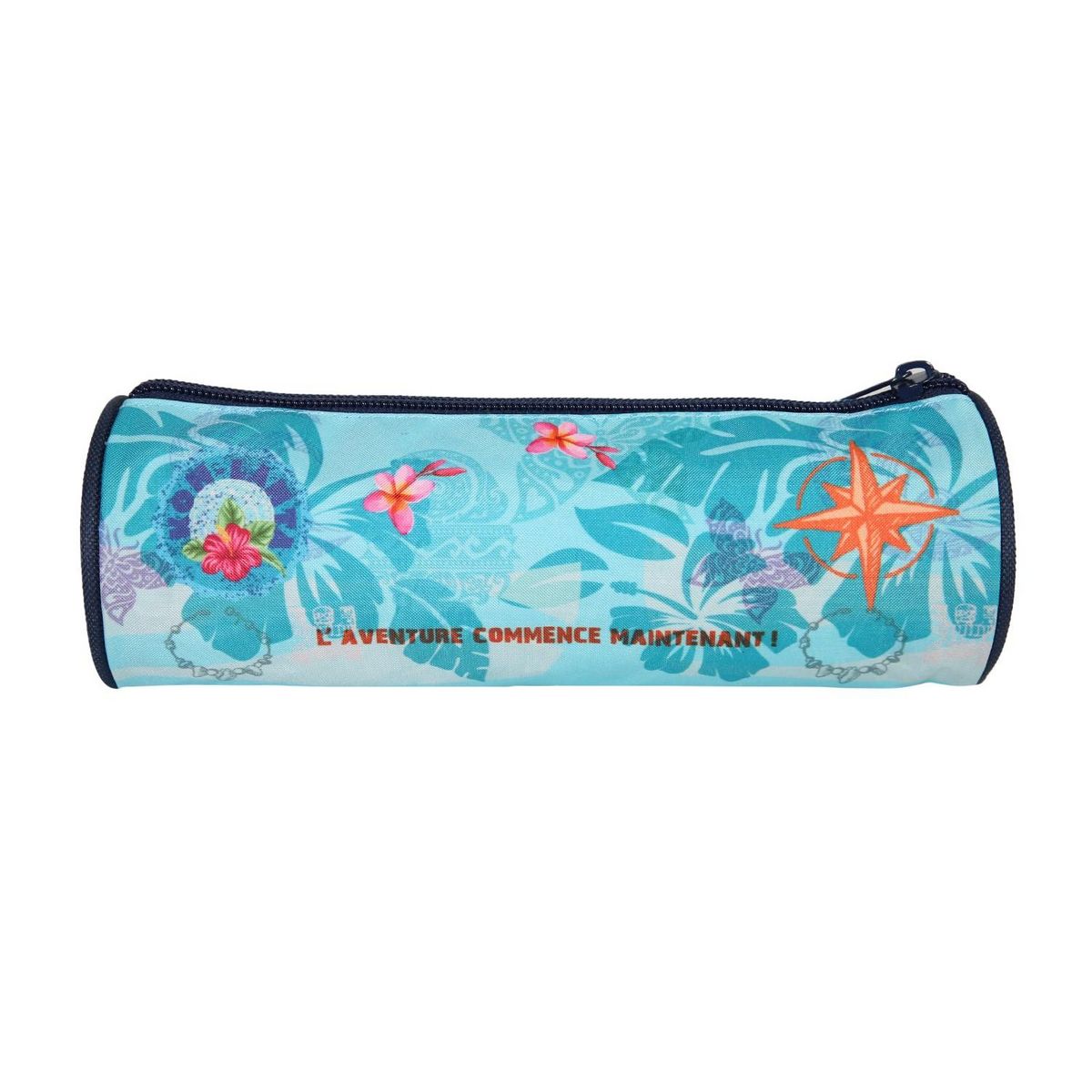Bagtrotter BAGTROTTER Trousse scolaire ronde Koh Lanta Turquoise