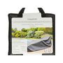 Voir la diapositive 2 : HESPERIDE Housse pour transat double Hambo gris - 220 x 145 x 90 cm - Hespéride