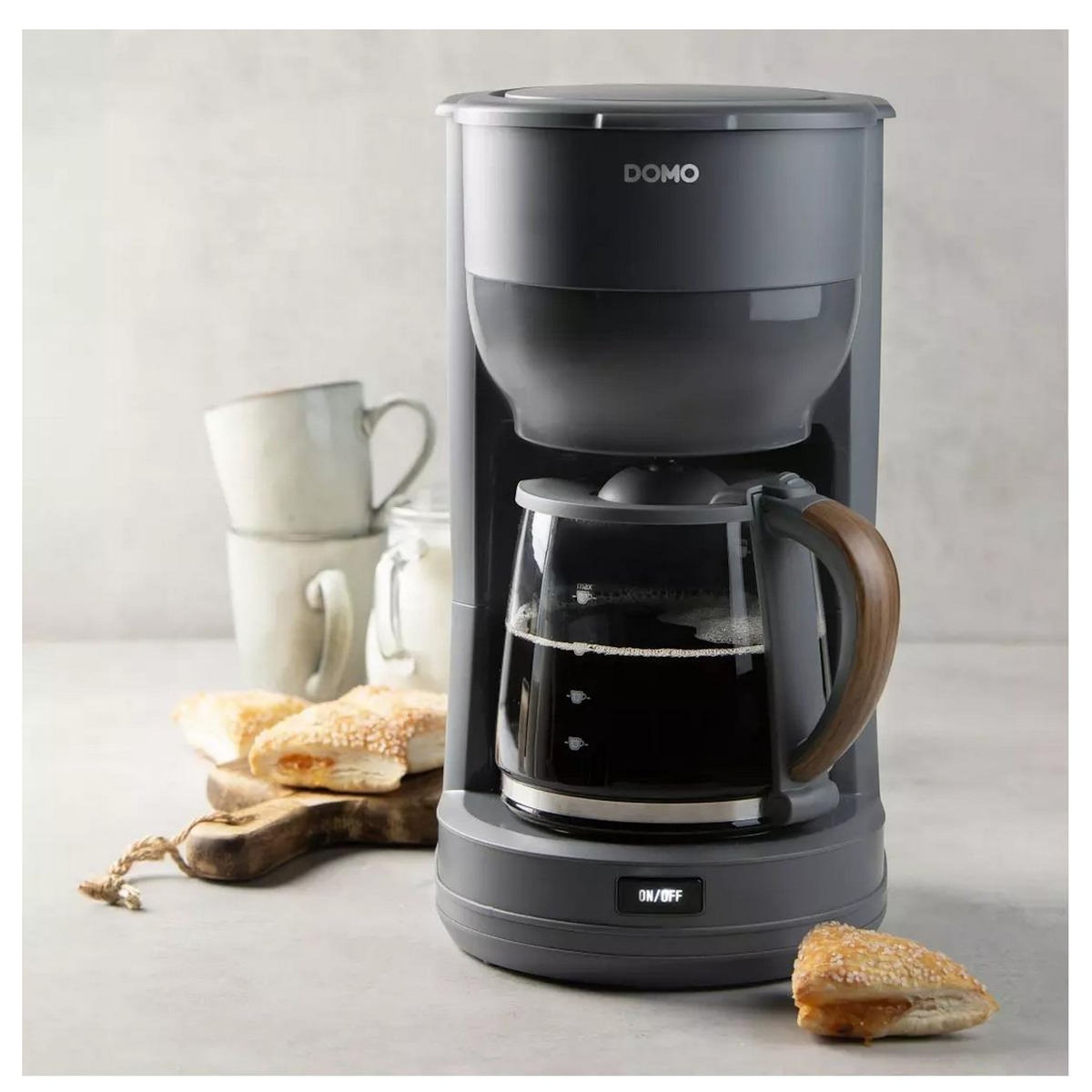 Domo Cafetière filtre 10 tasses 1000w - DO754K