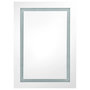 Voir la diapositive 4 : VIDAXL Armoire de salle de bain à miroir LED gris brillant 50x13x70 cm