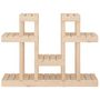 Voir la diapositive 5 : VIDAXL Support a plantes 104,5x25x77,5 cm Bois massif de pin