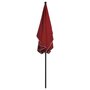 Voir la diapositive 4 : VIDAXL Parasol de jardin avec mat 210x140 cm Rouge bordeaux