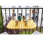 CITYGREEN Table console de jardin pliante ECOLO spécial balcon