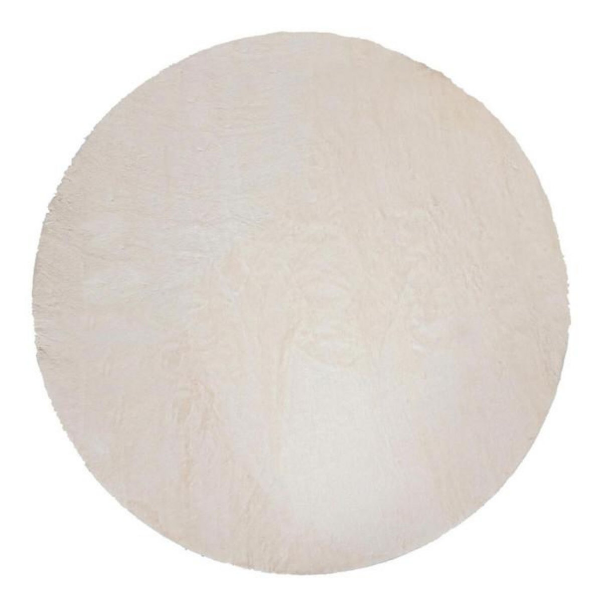 ATMOSPHERA Tapis Imitation Fourrure  Automne  118cm Blanc