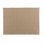 Paris Prix Lot de 2 Sets de Table en Jute  Leny  33x45cm Beige