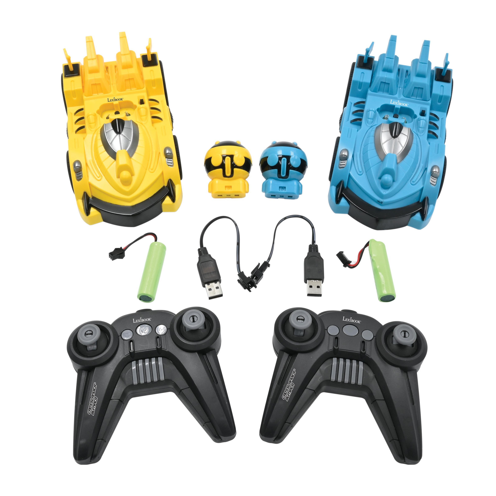 Lexibook Crosslander BUMPER – Set 2 voitures Bumper avec 2 figurines amovibles