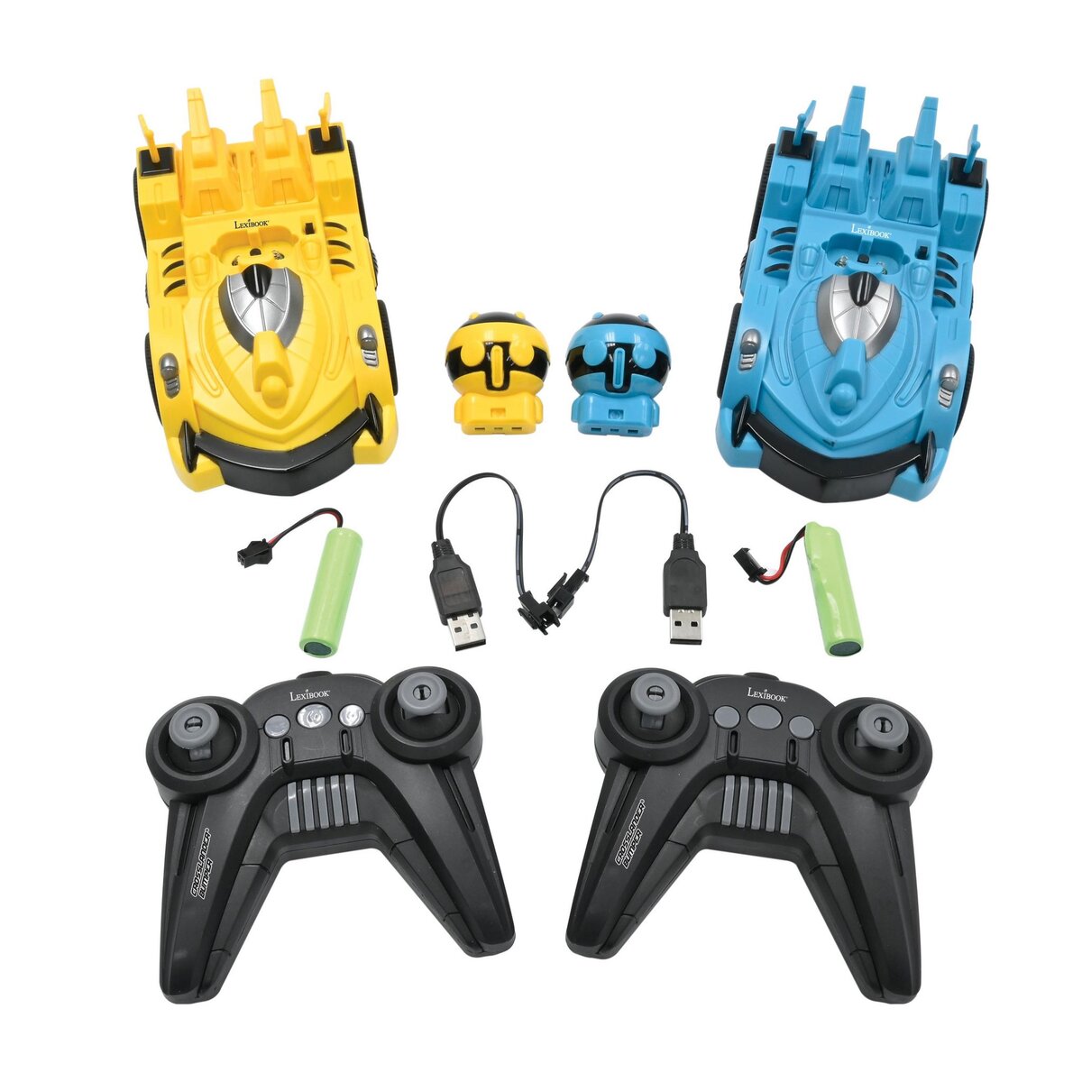 Lexibook Crosslander BUMPER – Set 2 voitures Bumper avec 2 figurines amovibles