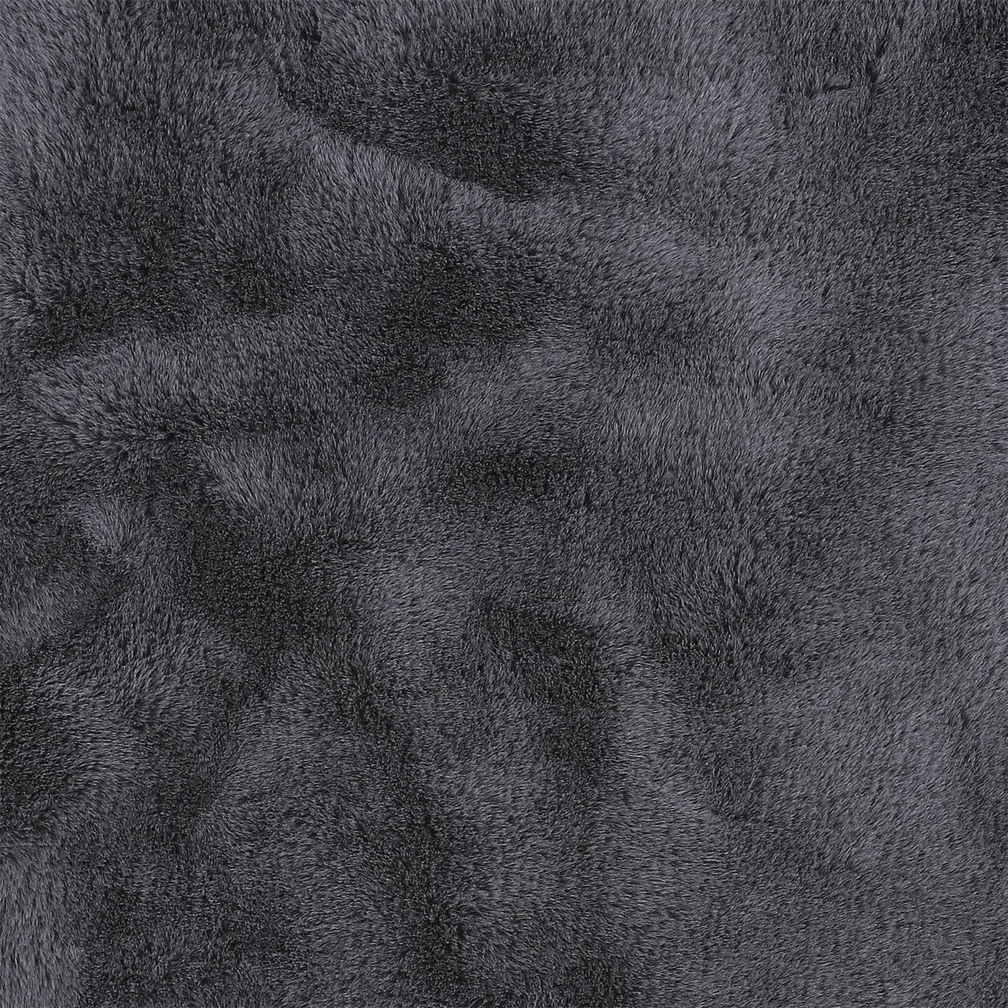 Voir la diapositive 3 : The Home Deco Factory Tapis imitation fourrure poils fins - 60 x 90 cm - gris