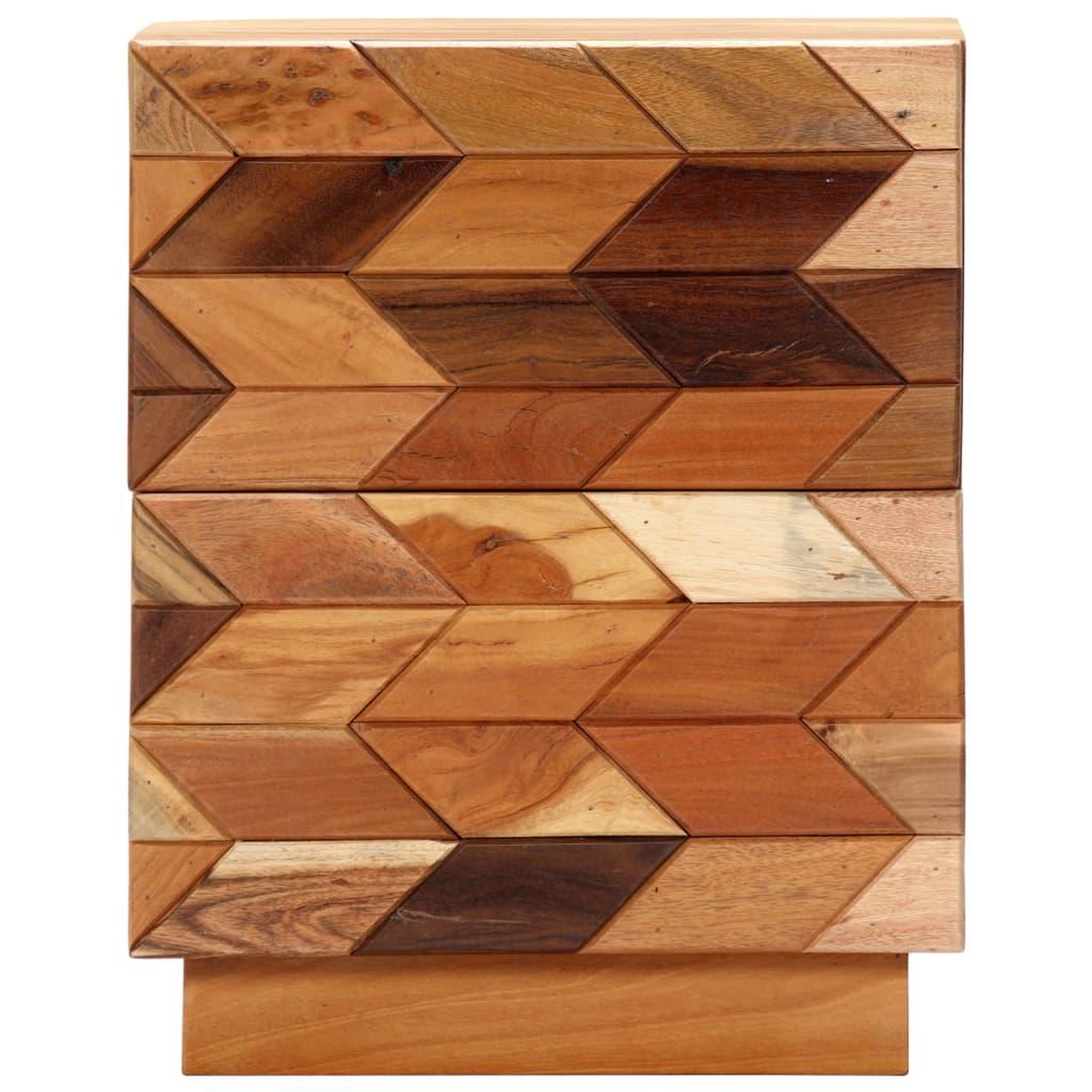 Voir la diapositive 4 : VIDAXL Table de chevet 40 x 30 x 50 cm bois de recuperation massif