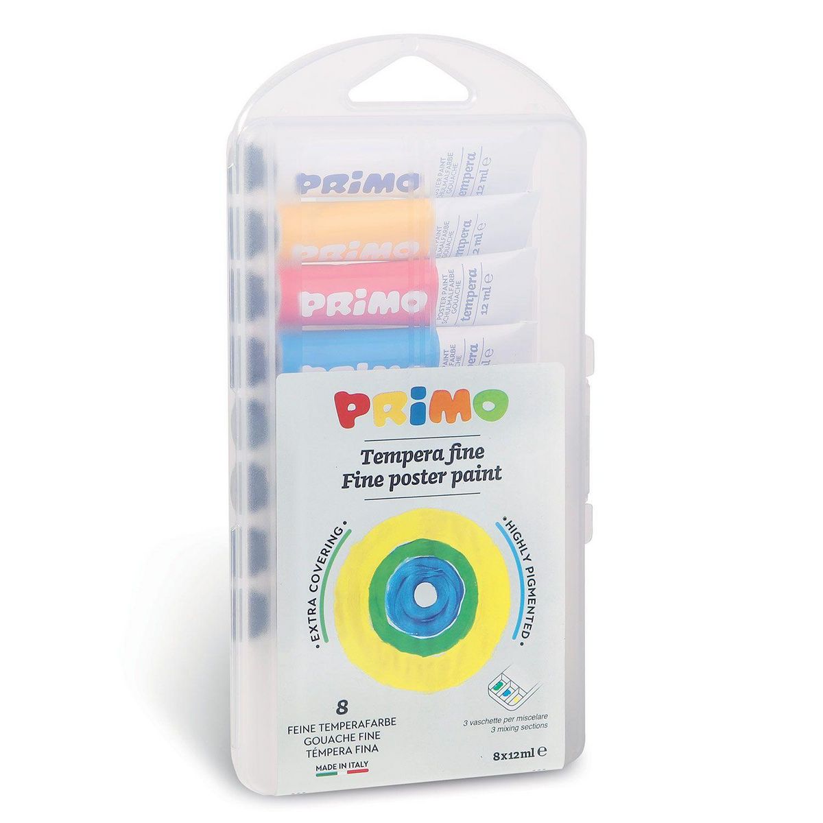 PRIMO 8 tubes de peinture gouache 12 ml