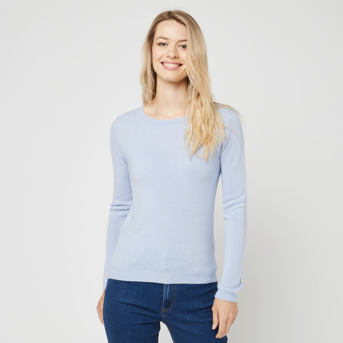 Pull discount bleu pale