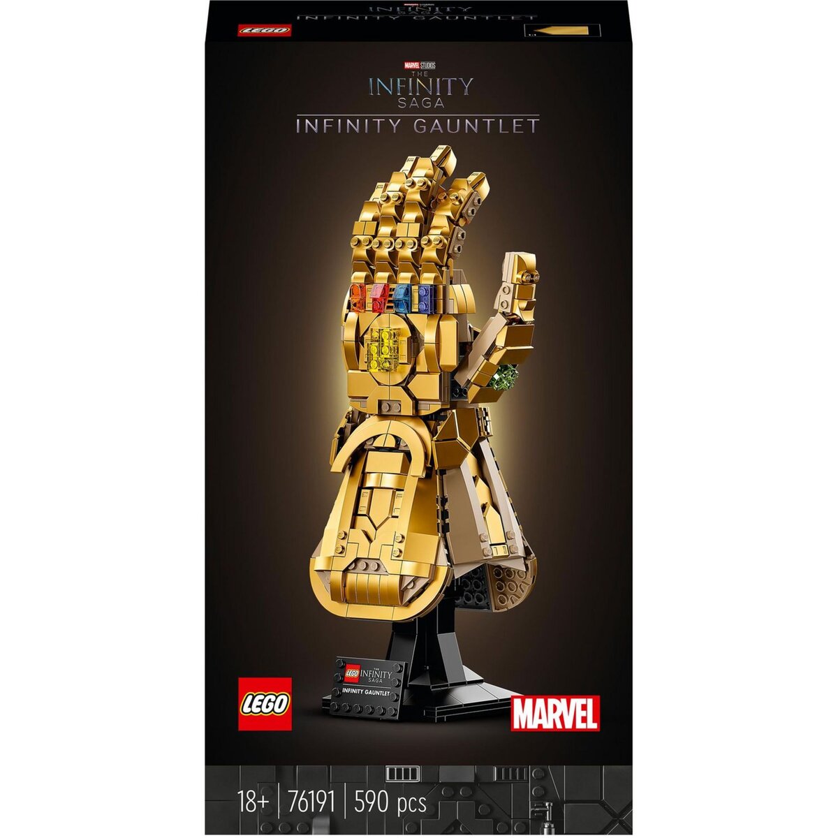 LEGO Marvel 76191 - Le Gant de l’infini, Thanos, pour Adultes pas  cher 
