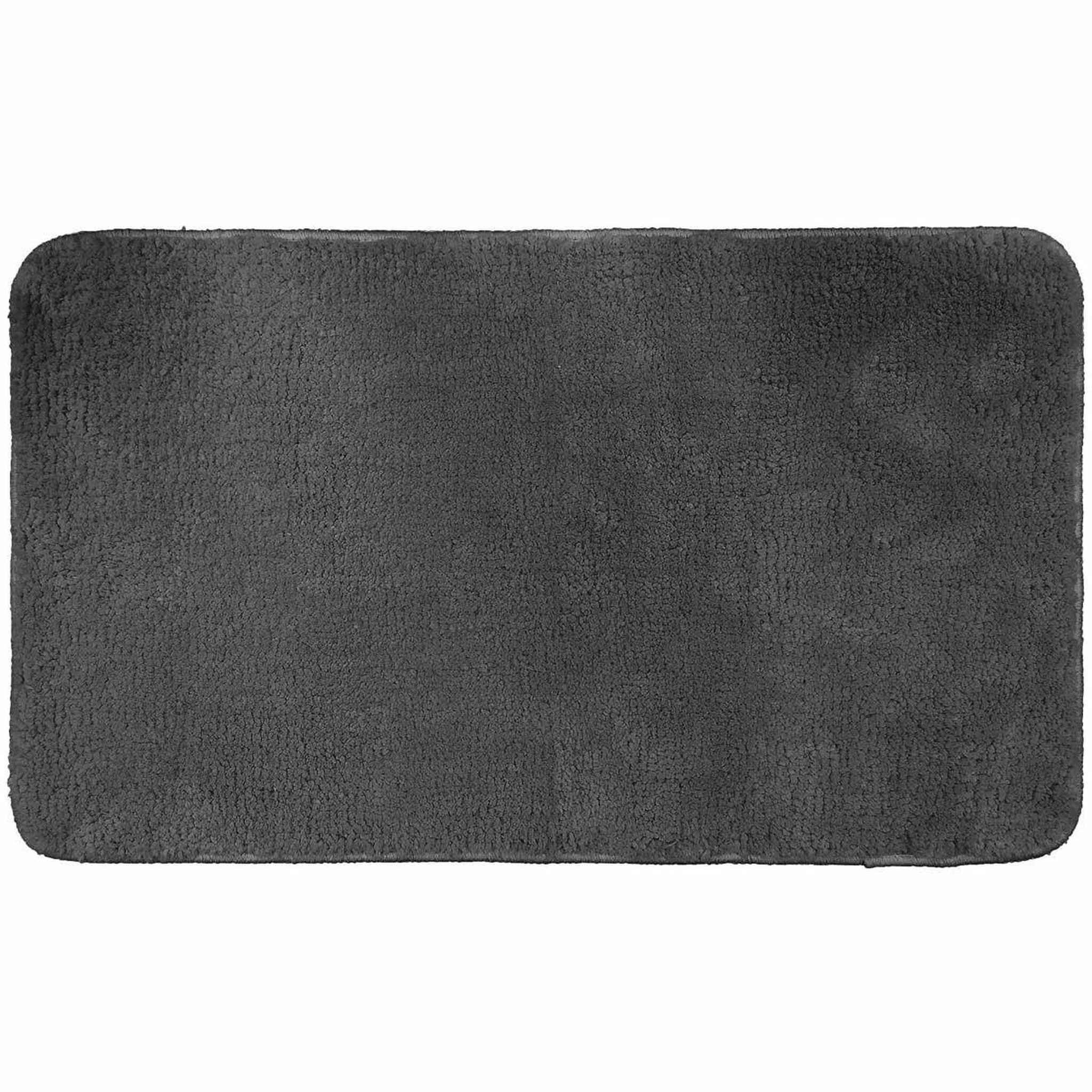 Voir la diapositive 1 : Douceur d'Intérieur Tapis de bain  dolcy  45x75cm anthracite