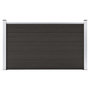 Voir la diapositive 1 : VIDAXL Panneau de cloture WPC 180x105 cm Noir