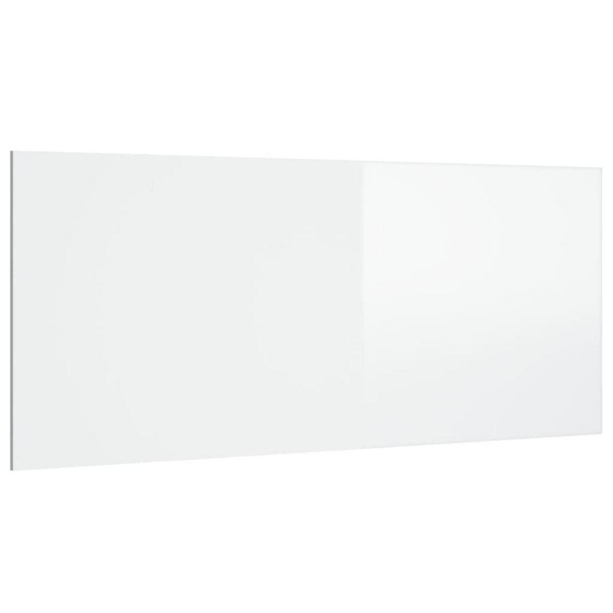 VIDAXL Tete de lit Blanc brillant 200x1,5x80 cm Bois d'ingenierie