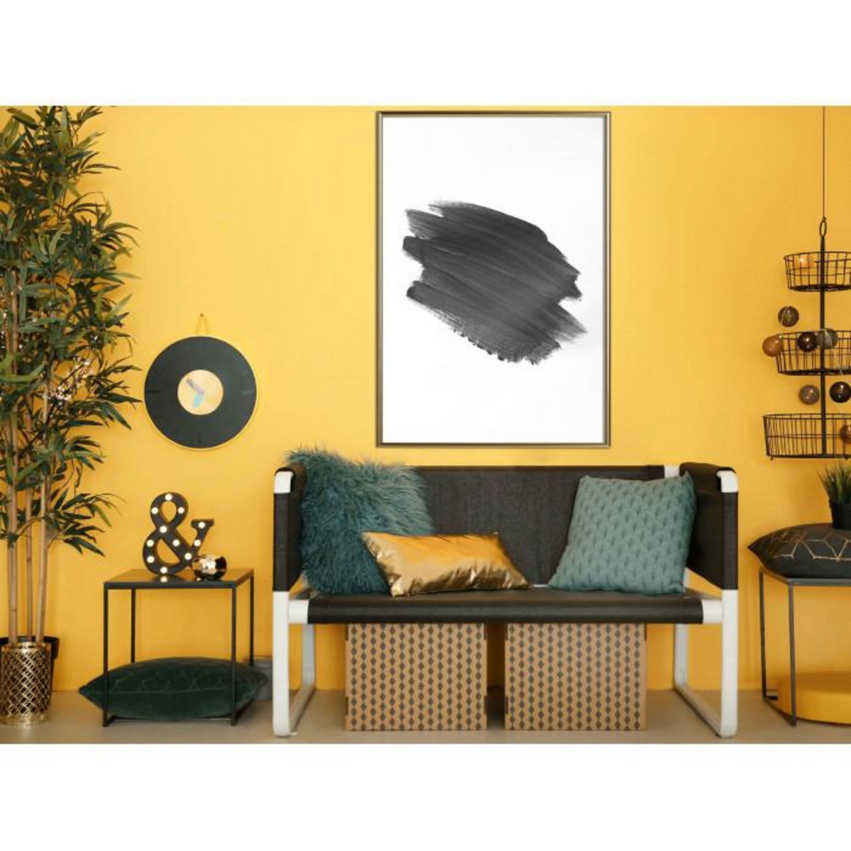 Paris Prix Affiche Murale Encadrée  Brush Test