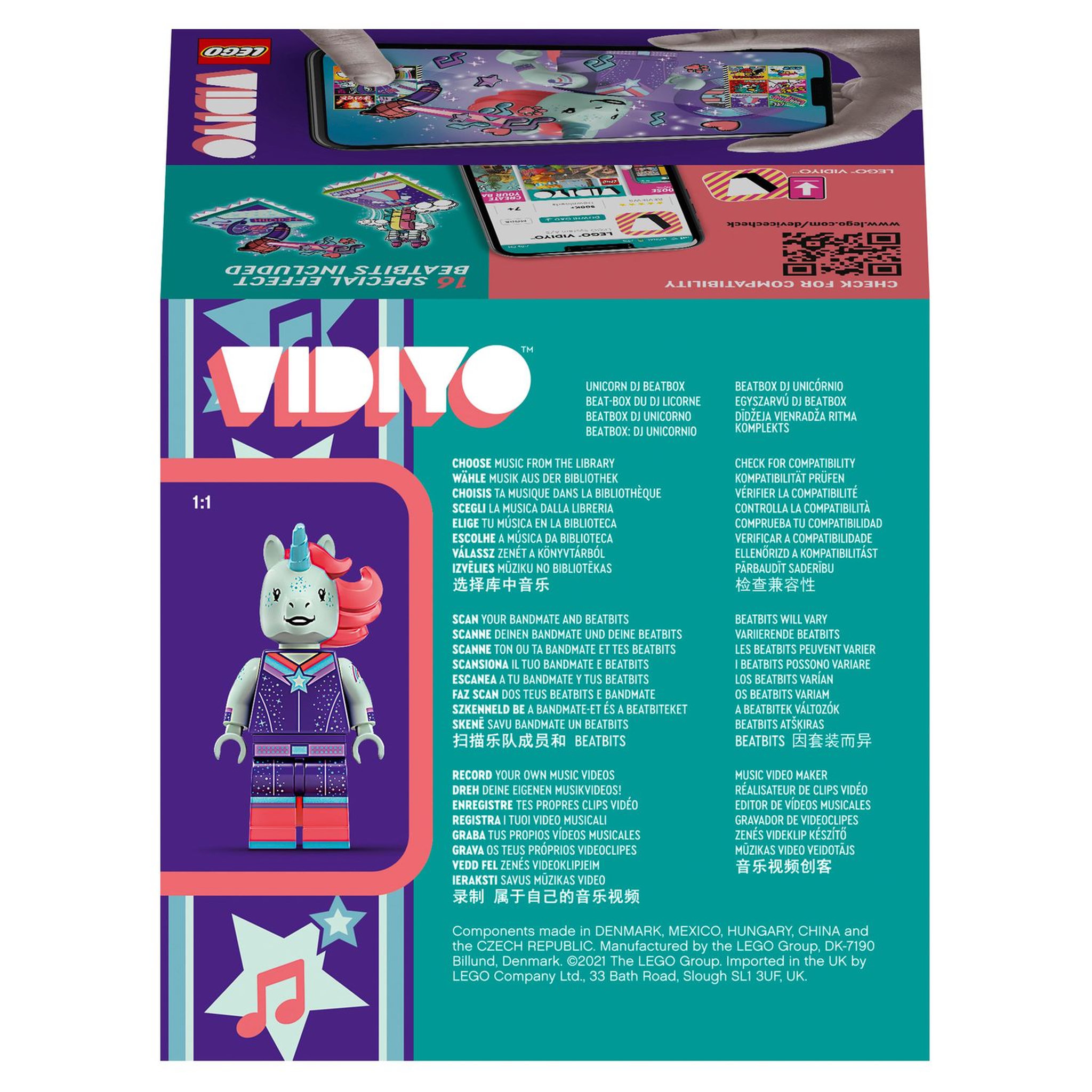 Voir la diapositive 8 : LEGO VIDIYO 43106 Unicorn DJ BeatBox 
