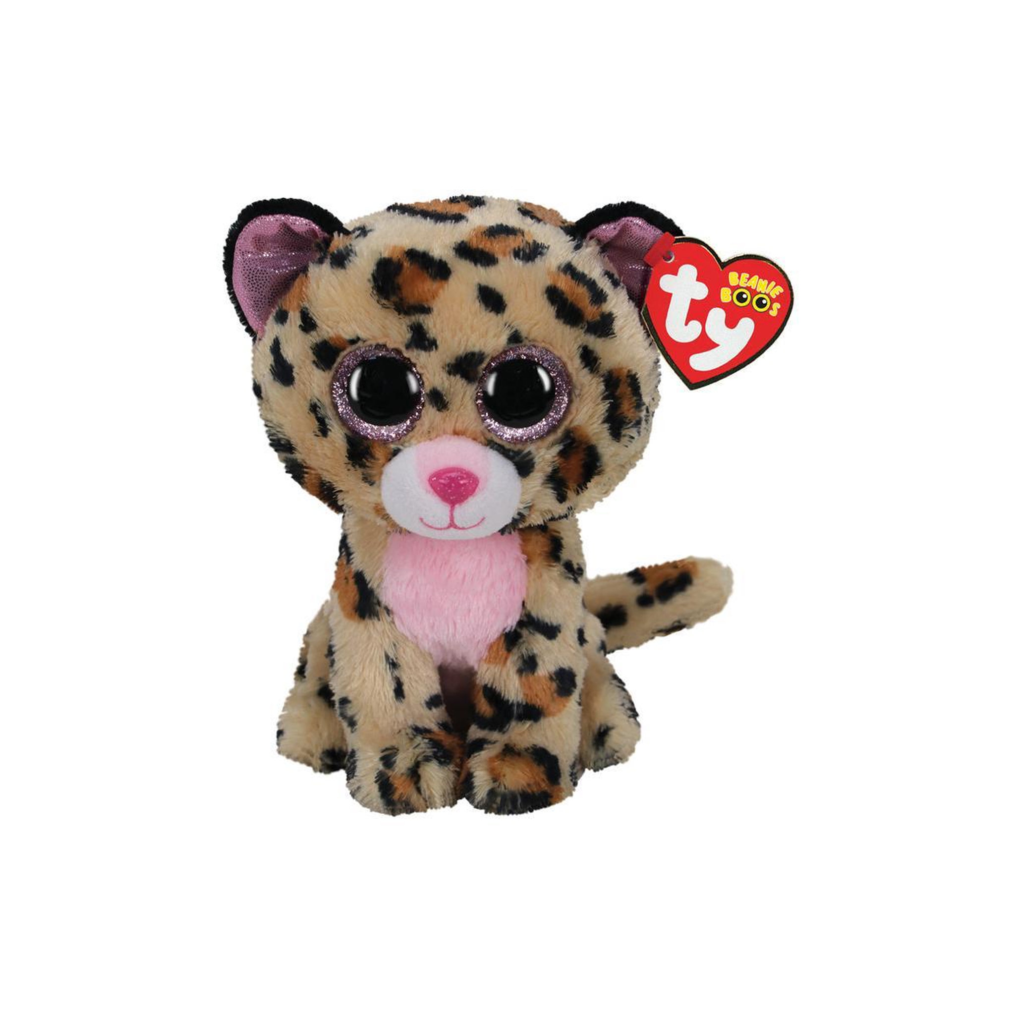 Voir la diapositive 2 : Ty Beanie Boos Small Livvie Le Leopard
