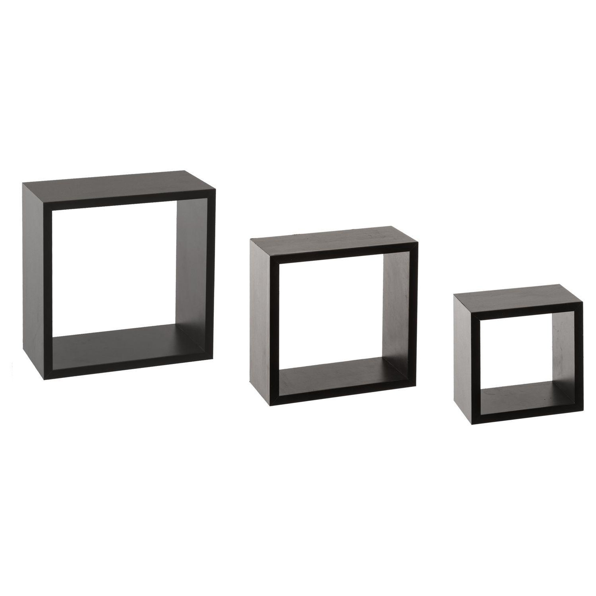 Voir la diapositive 1 : ATMOSPHERA 3 etagères murales design cube fixy