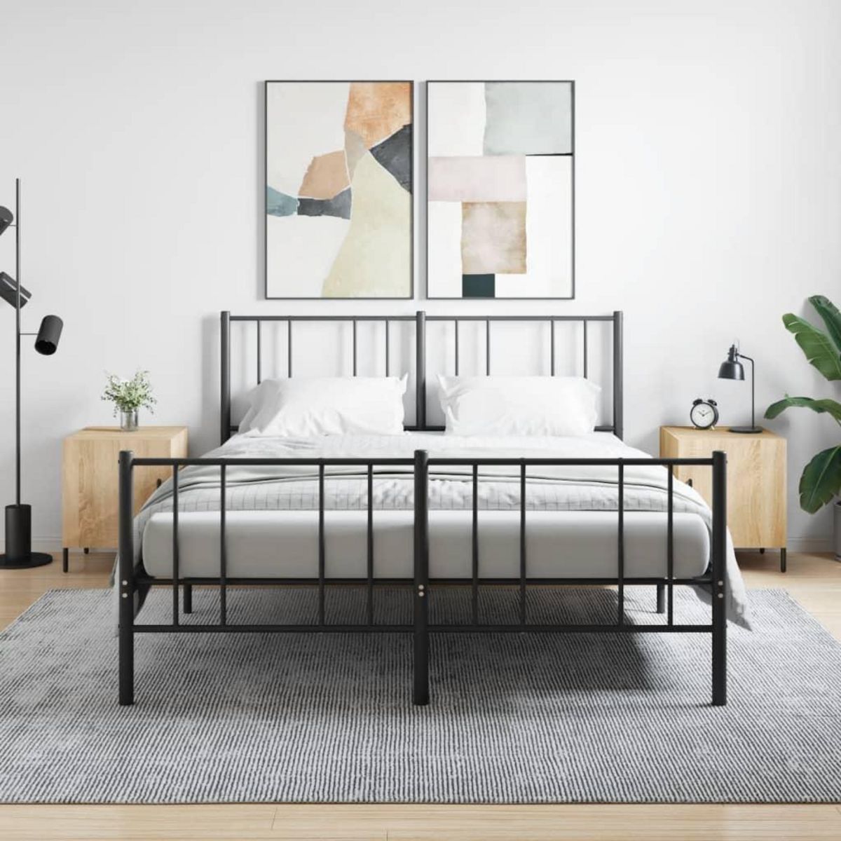 VIDAXL Tables de chevet 2 pcs chene sonoma 40x40x50 cm bois ingenierie