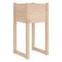 Voir la diapositive 4 : VIDAXL Jardinieres 2 pcs 40x40x81 cm Bois massif de pin
