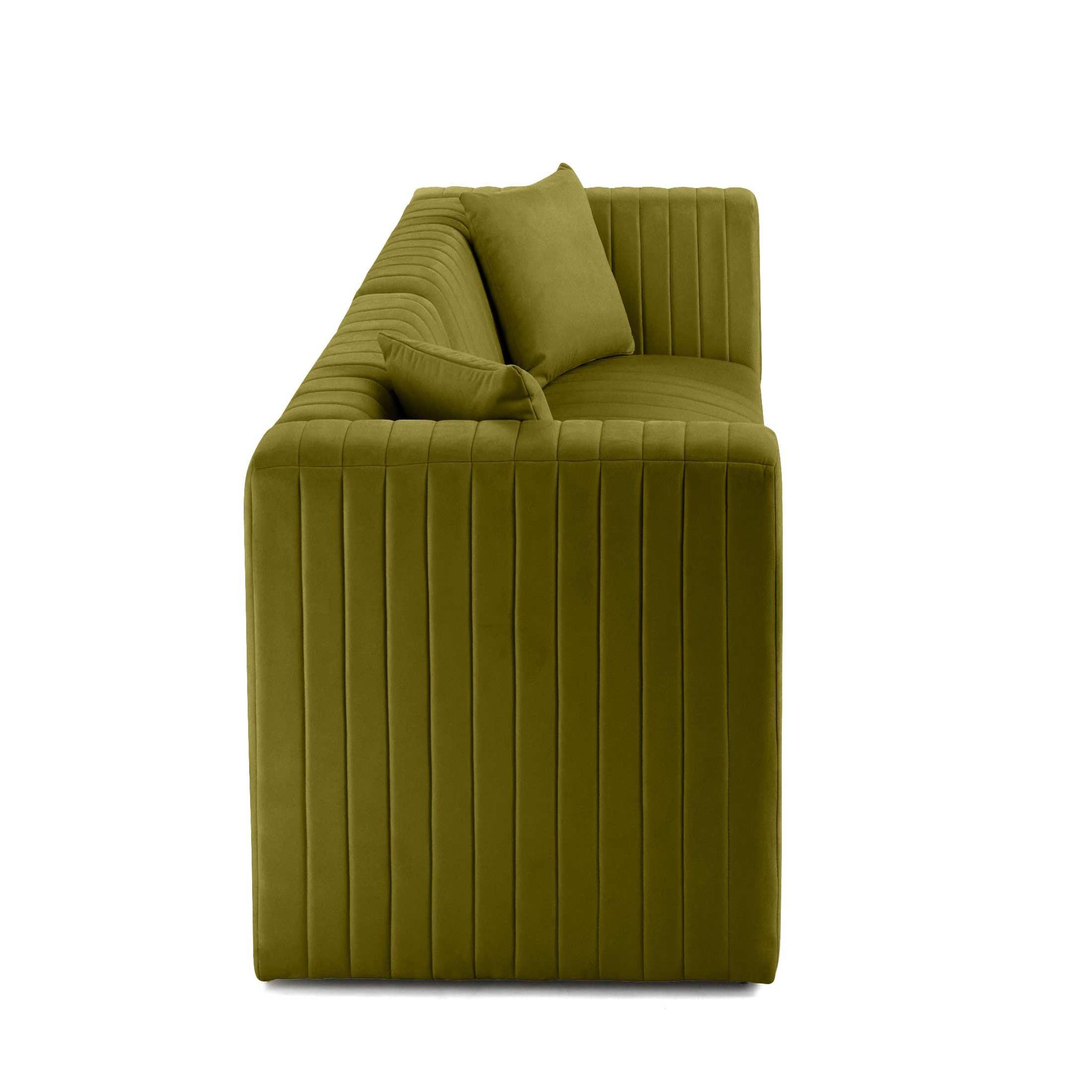 Voir la diapositive 5 : LISA DESIGN Nova - canapé modulable 2 places - en velours
