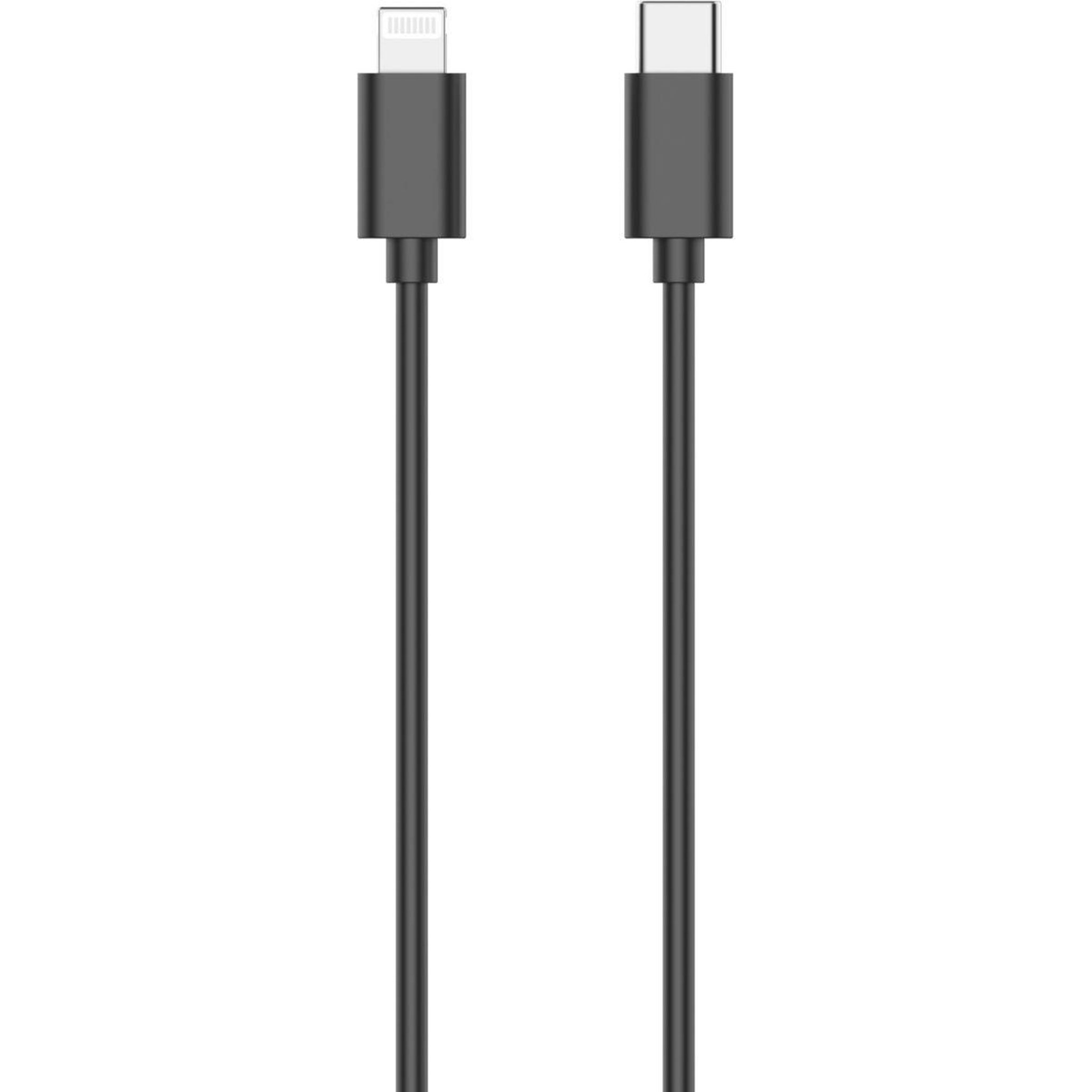 ESSENTIEL B Câble Lightning vers USB-C 1M certifié Apple Noir