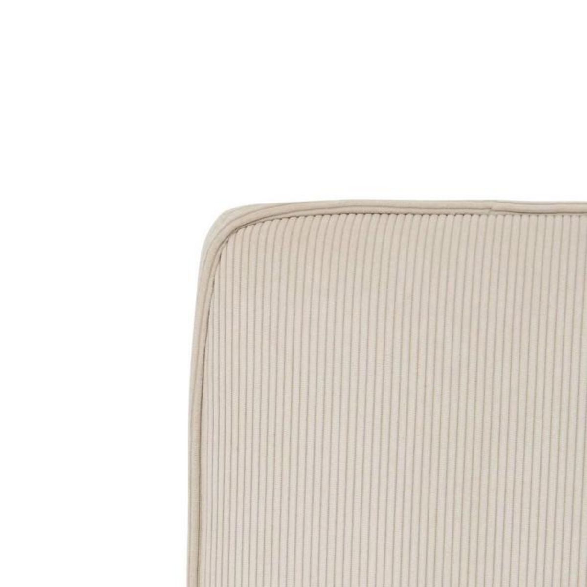ATMOSPHERA Tête de Lit Effet Velours Côtelé  Wonta  163cm Argile