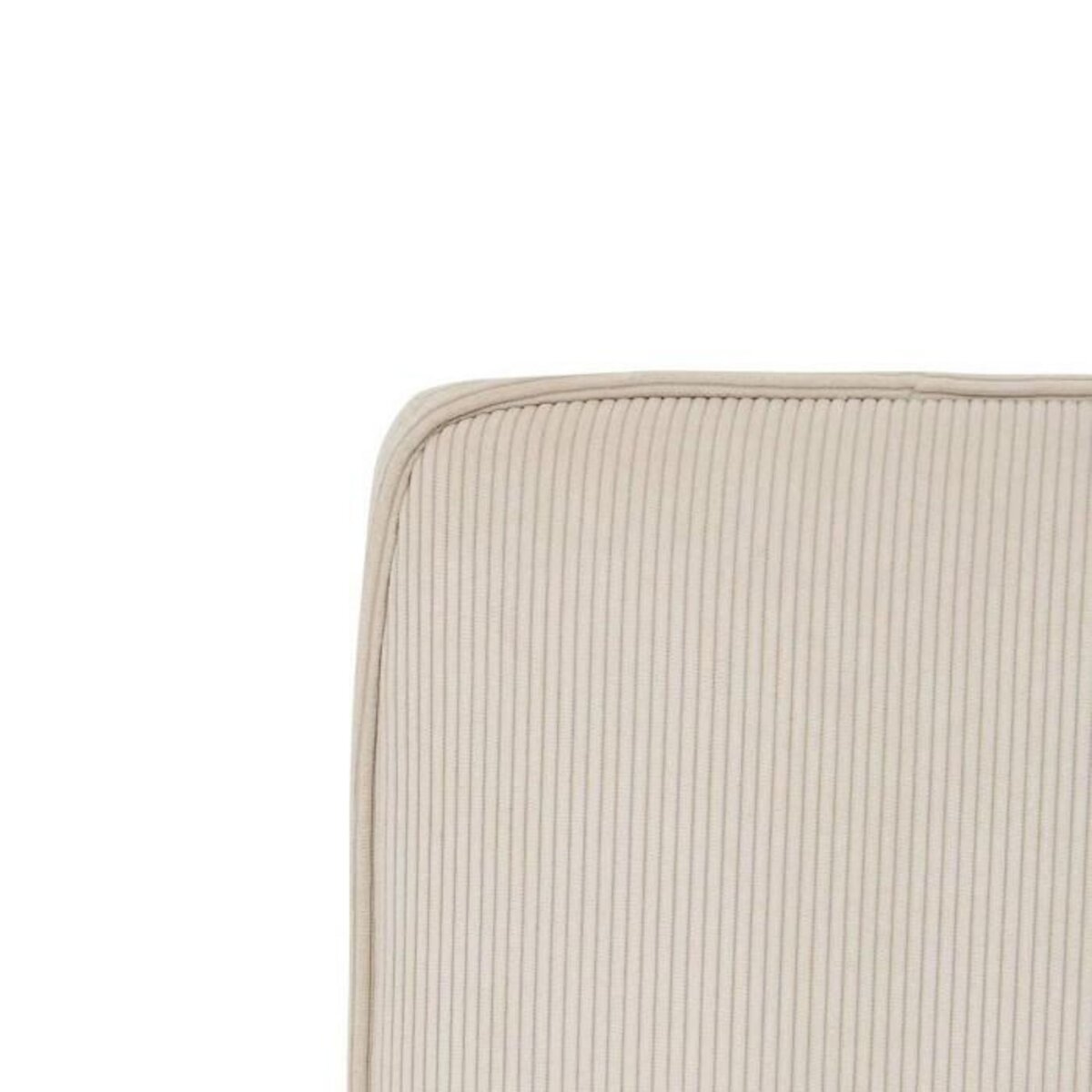 ATMOSPHERA Tête de Lit Effet Velours Côtelé  Wonta  163cm Argile