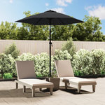 VIDAXL Parasol Anthracite 200x224 cm Aluminium