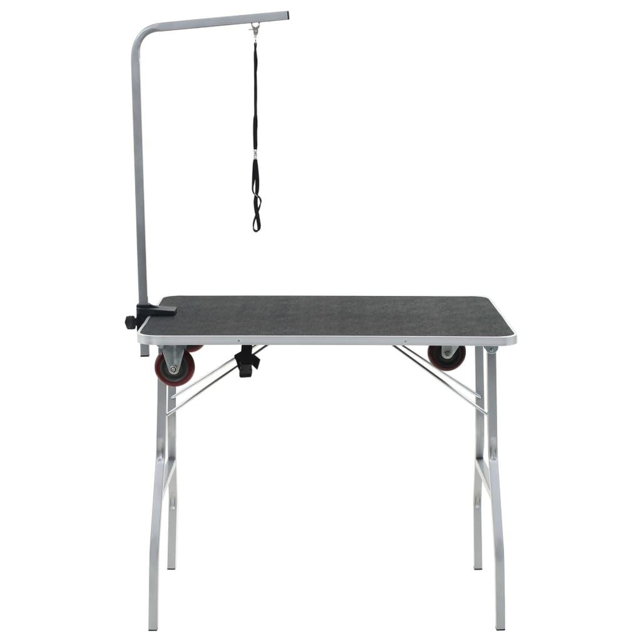 Voir la diapositive 3 : VIDAXL Table de toilettage pour chien portable avec roulettes