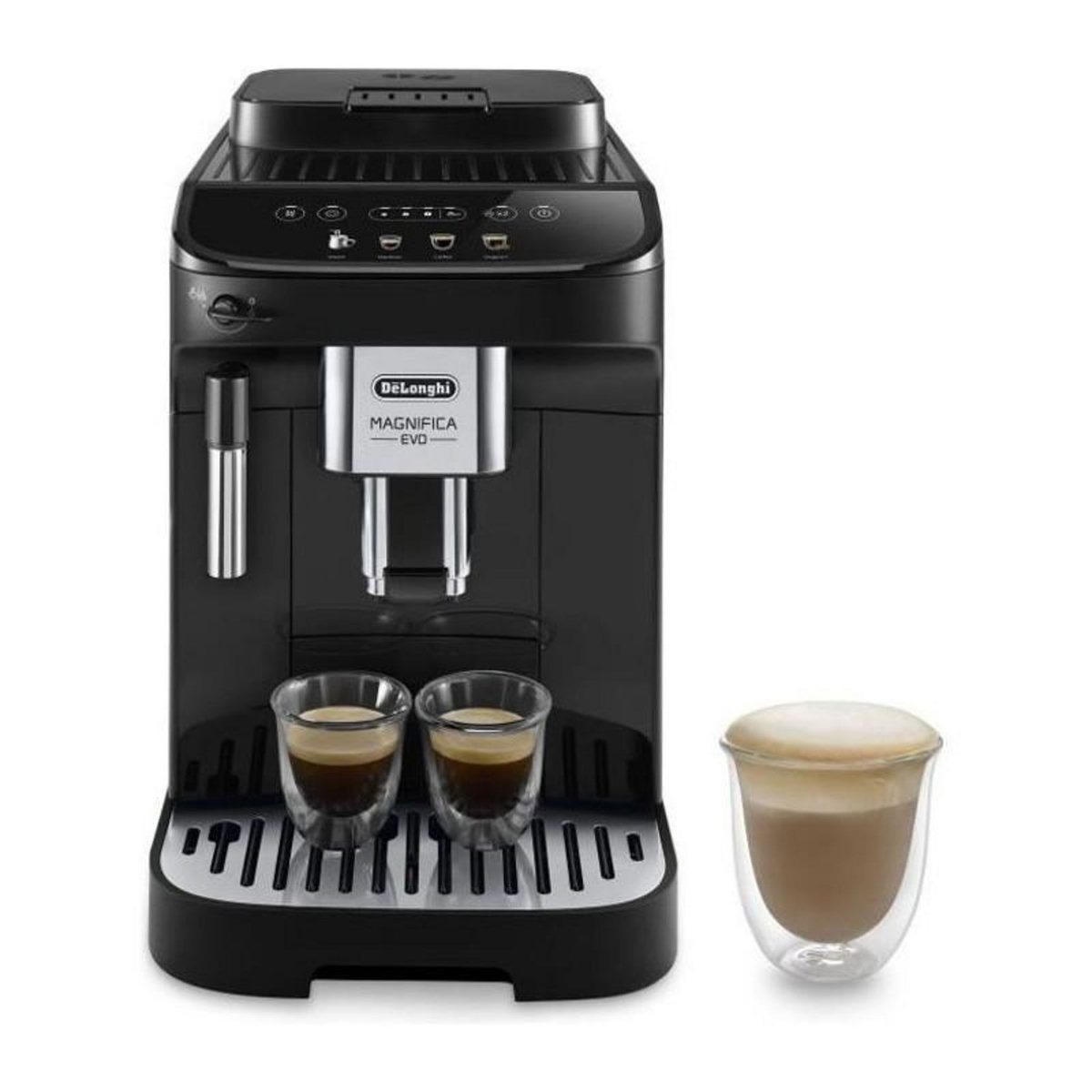 DELONGHI DELONGHI ECAM290.22.B - Machine a cafe Expresso Broyeur Magnifica Evo - 1450W - 3 boissons - 1,8L - 250g de grains