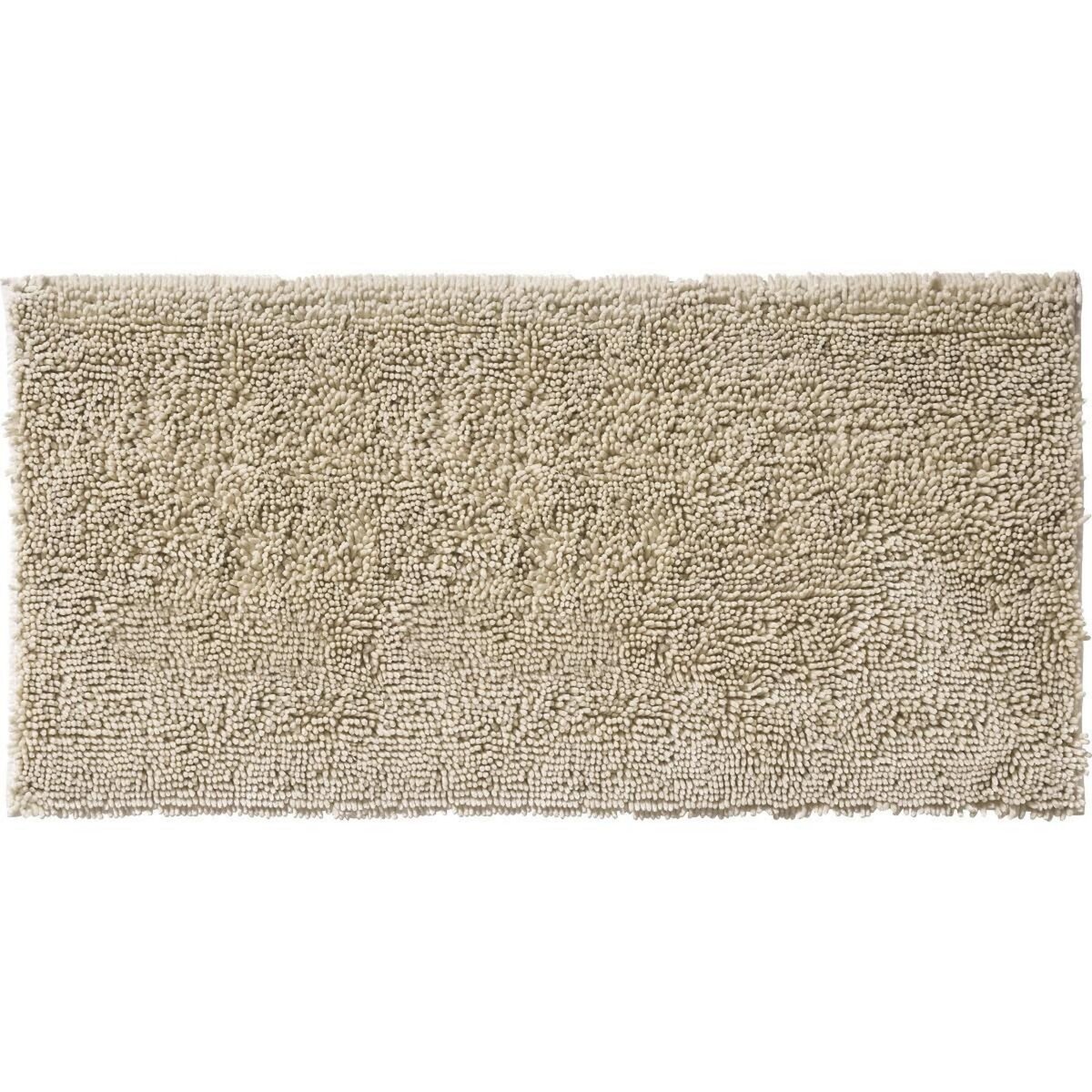 GUY LEVASSEUR Tapis de bain déco fil doré en polyester 60x120cm