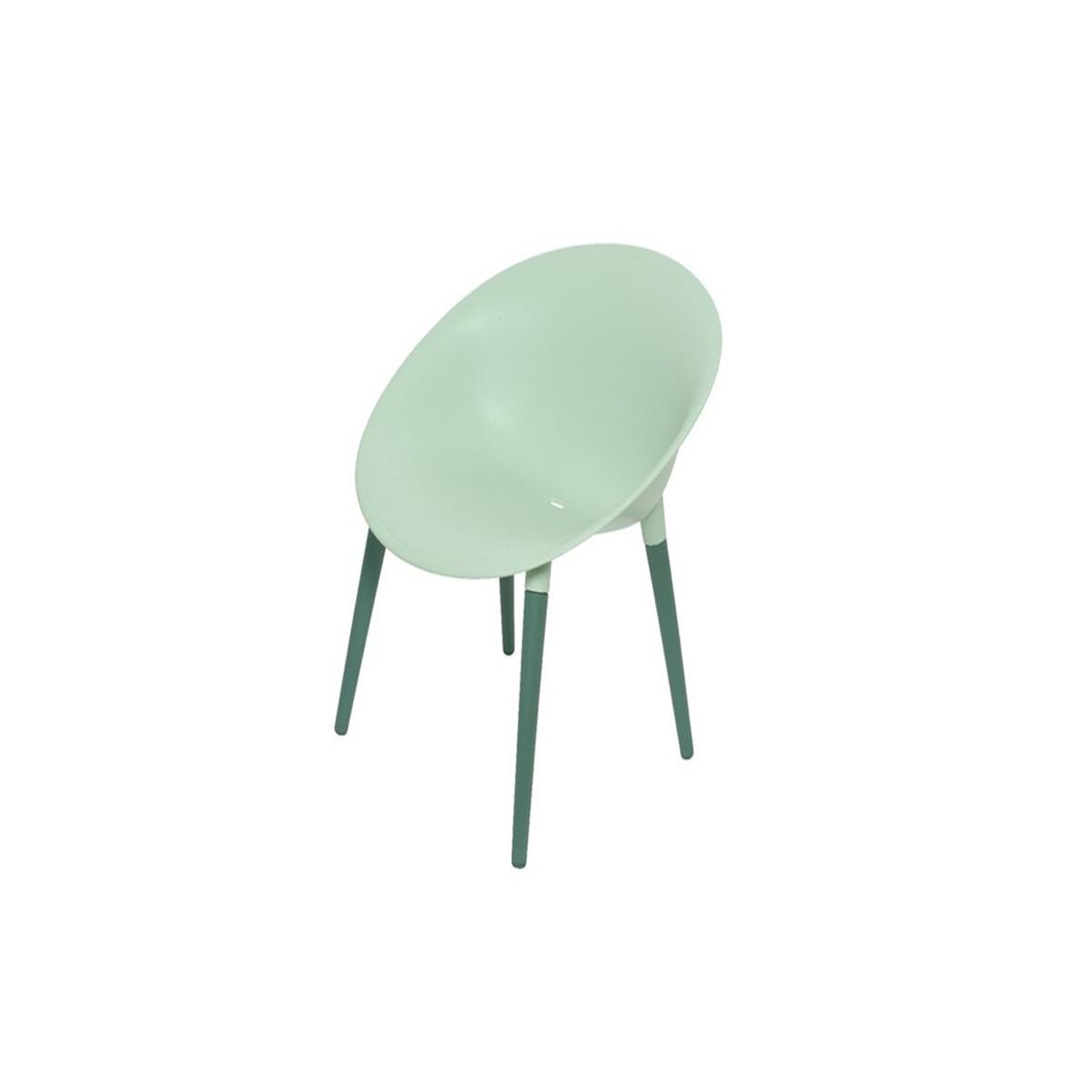 Voir la diapositive 3 : JARDIDECO Salon de jardin en plastique marbella vert - jardideco