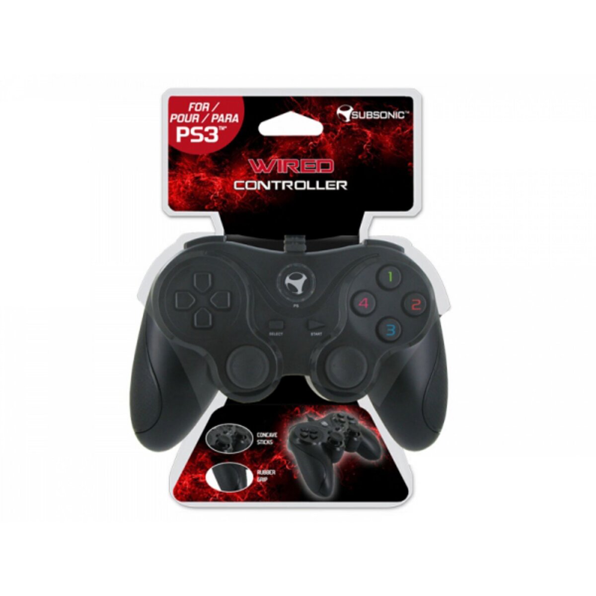 Manette filaire PS3 - Subsonic
