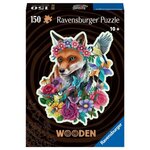 RAVENSBURGER Puzzle en bois 150 pièces Ravensburger Renard coloré