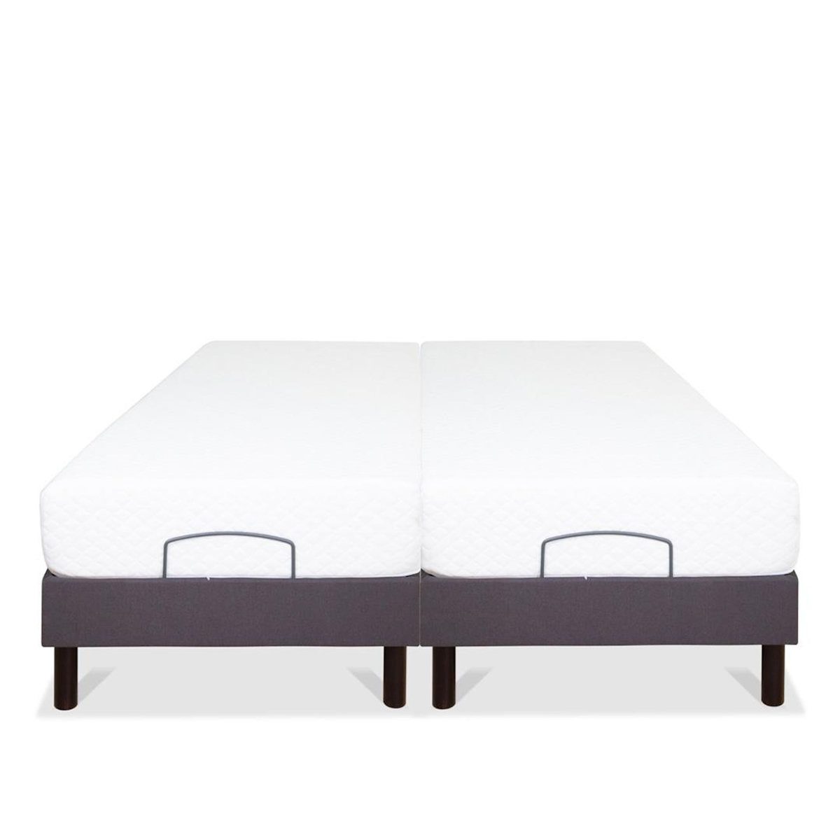 BELLECOUR BELLECOUR LITERIE | Ensemble Duo ATHENA | Sommiers électriques + Matelas Mémoire de forme