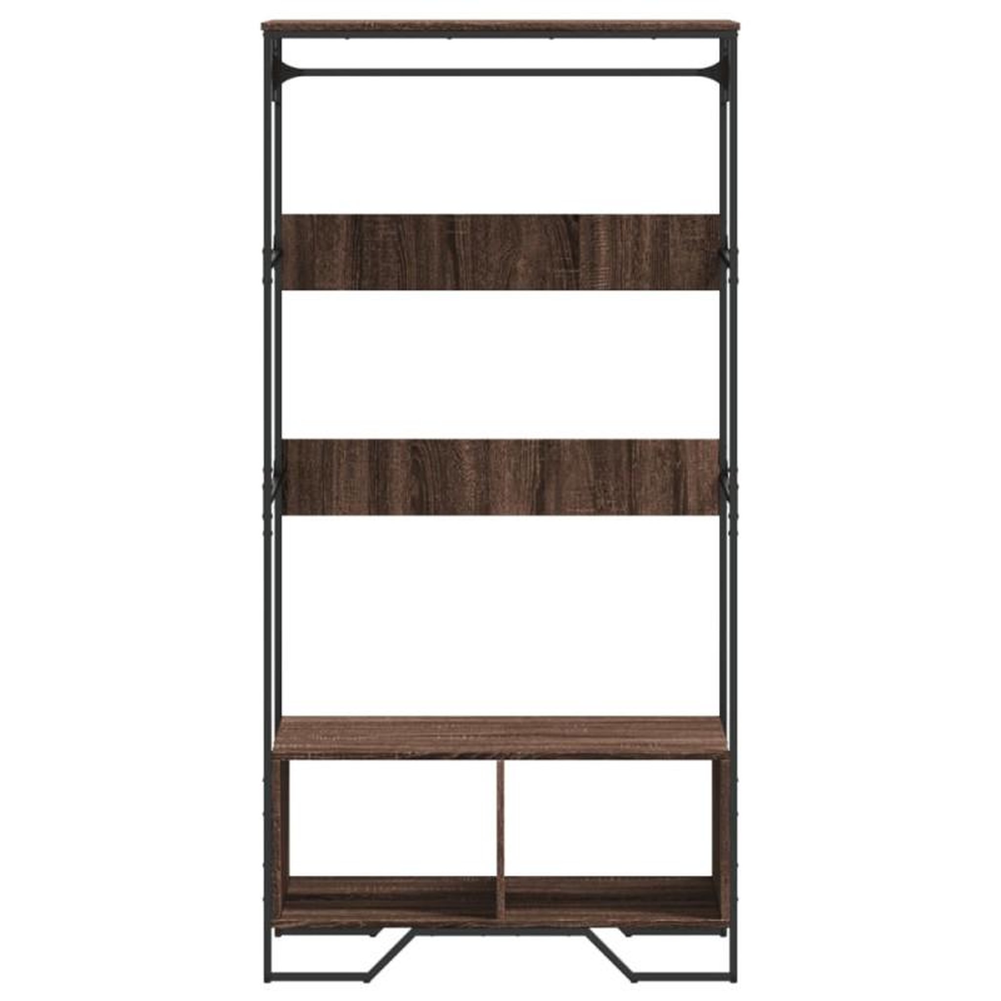 Voir la diapositive 4 : VIDAXL Armoire chêne marron 90x50x180 cm bois d ingénierie