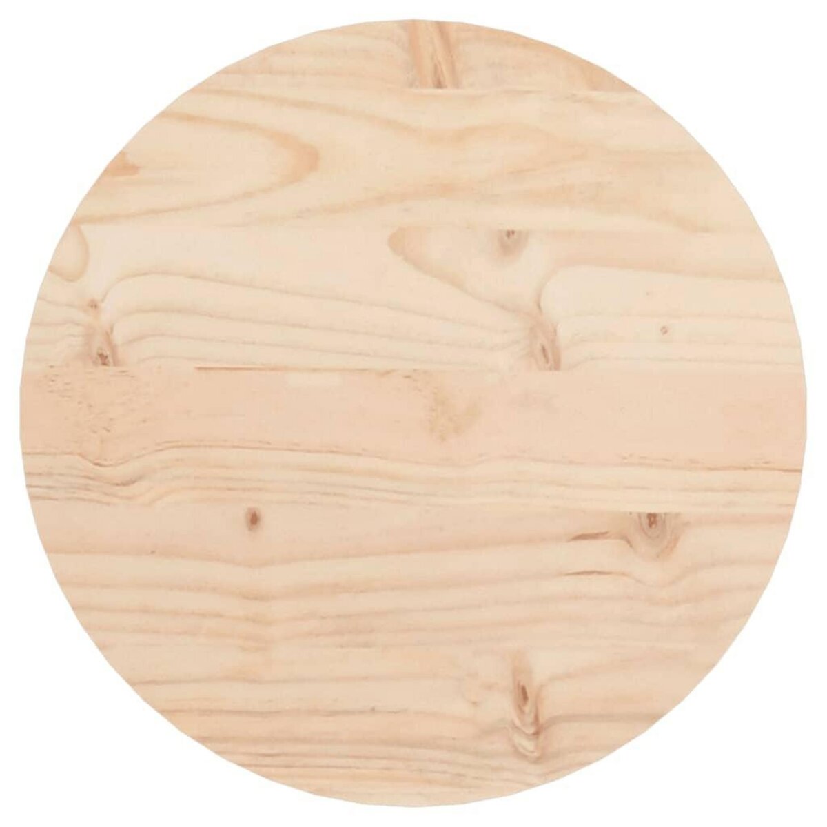 VIDAXL Dessus de table rond Ø30x3 cm bois de pin massif