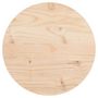 Voir la diapositive 2 : VIDAXL Dessus de table rond Ø30x3 cm bois de pin massif
