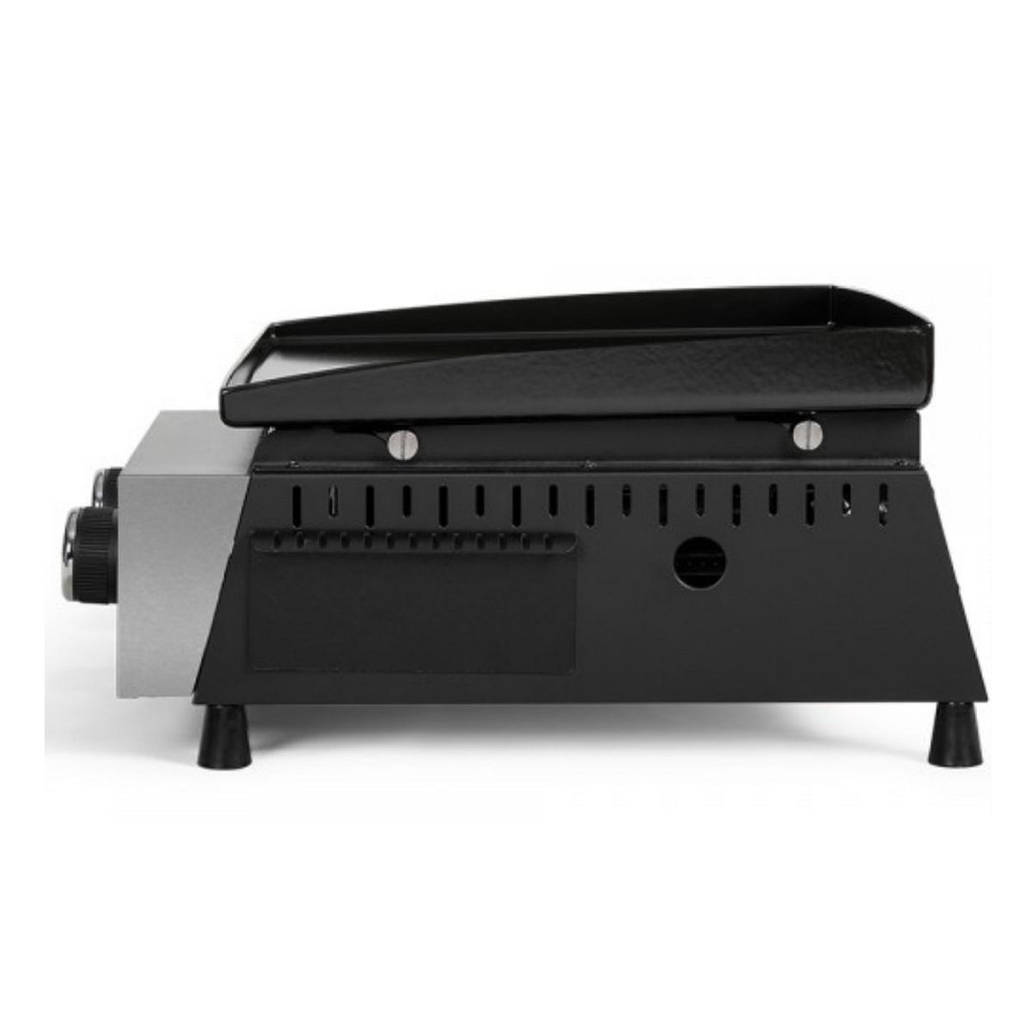 Voir la diapositive 3 : LIVOO Plancha gaz 5000w plaque acier émaillé 45.5x35.5cm - doc323i