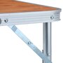 Voir la diapositive 5 : VIDAXL Table pliable de camping Aluminium 60x45 cm