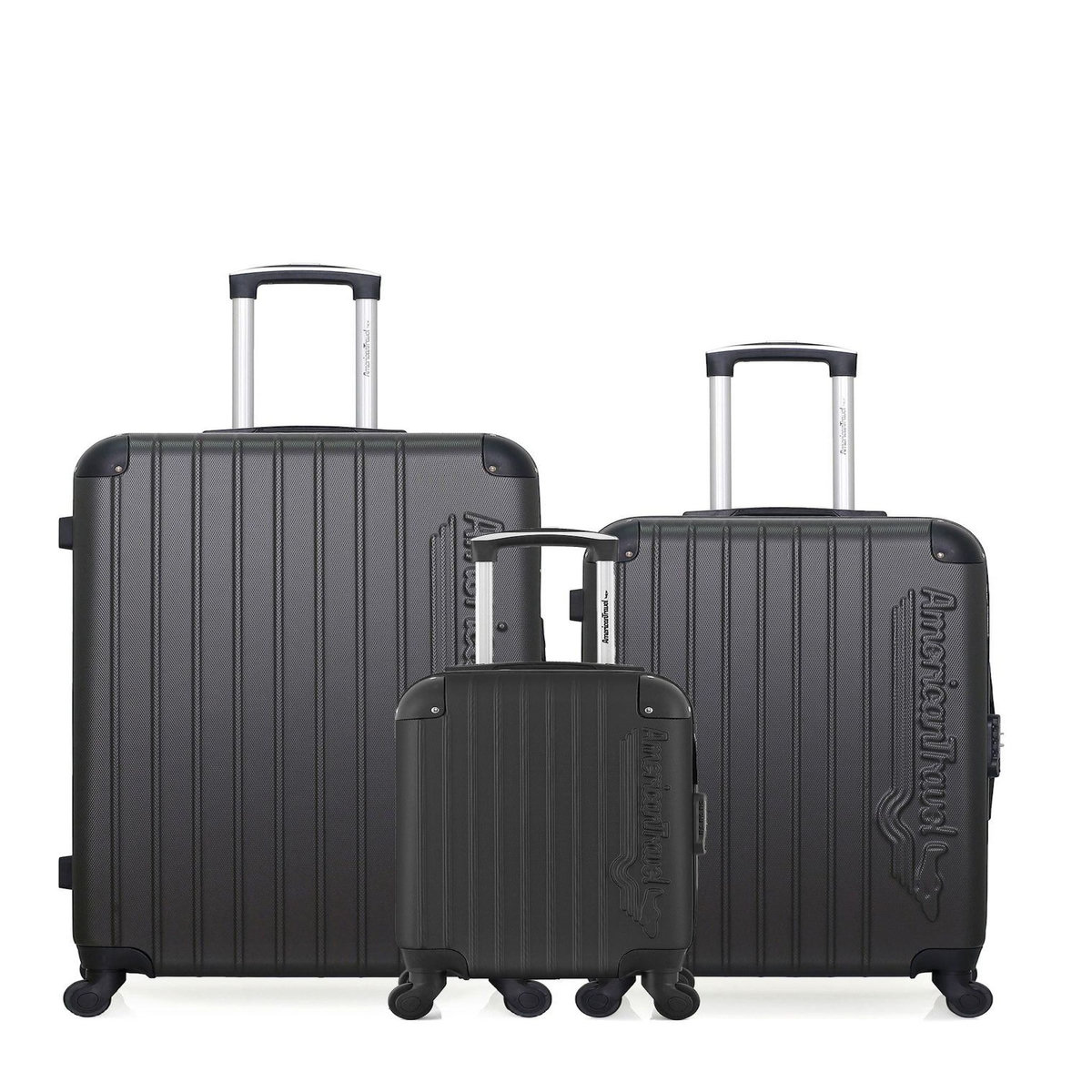 AMERICAN TRAVEL AMERICAN TRAVEL - LOT DE 3 - Valises grand format, weekend et cabine XXS BUDAPEST