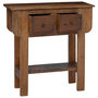 Voir la diapositive 3 : VIDAXL Table console bois de recuperation melange 80x35x80 cm