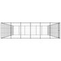 Voir la diapositive 3 : VIDAXL Chenil extérieur Acier 79,86 m²