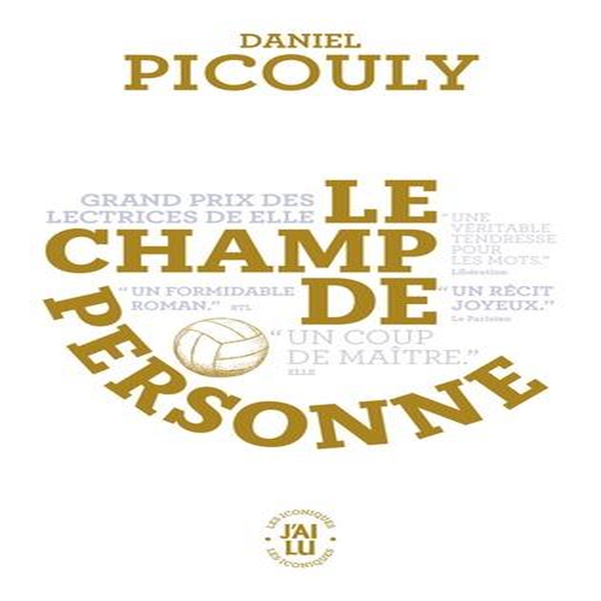 LE CHAMP DE PERSONNE, Picouly Daniel
